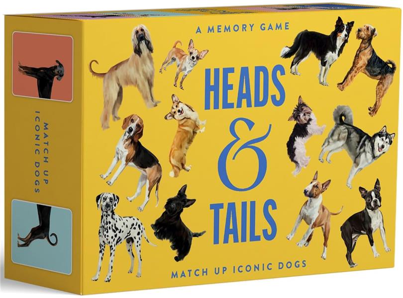 HEADS et TAILS : DOG MEMORY CARDS: MATCH UP ICONIC DOGS - ZAFRA, MARTA - NC