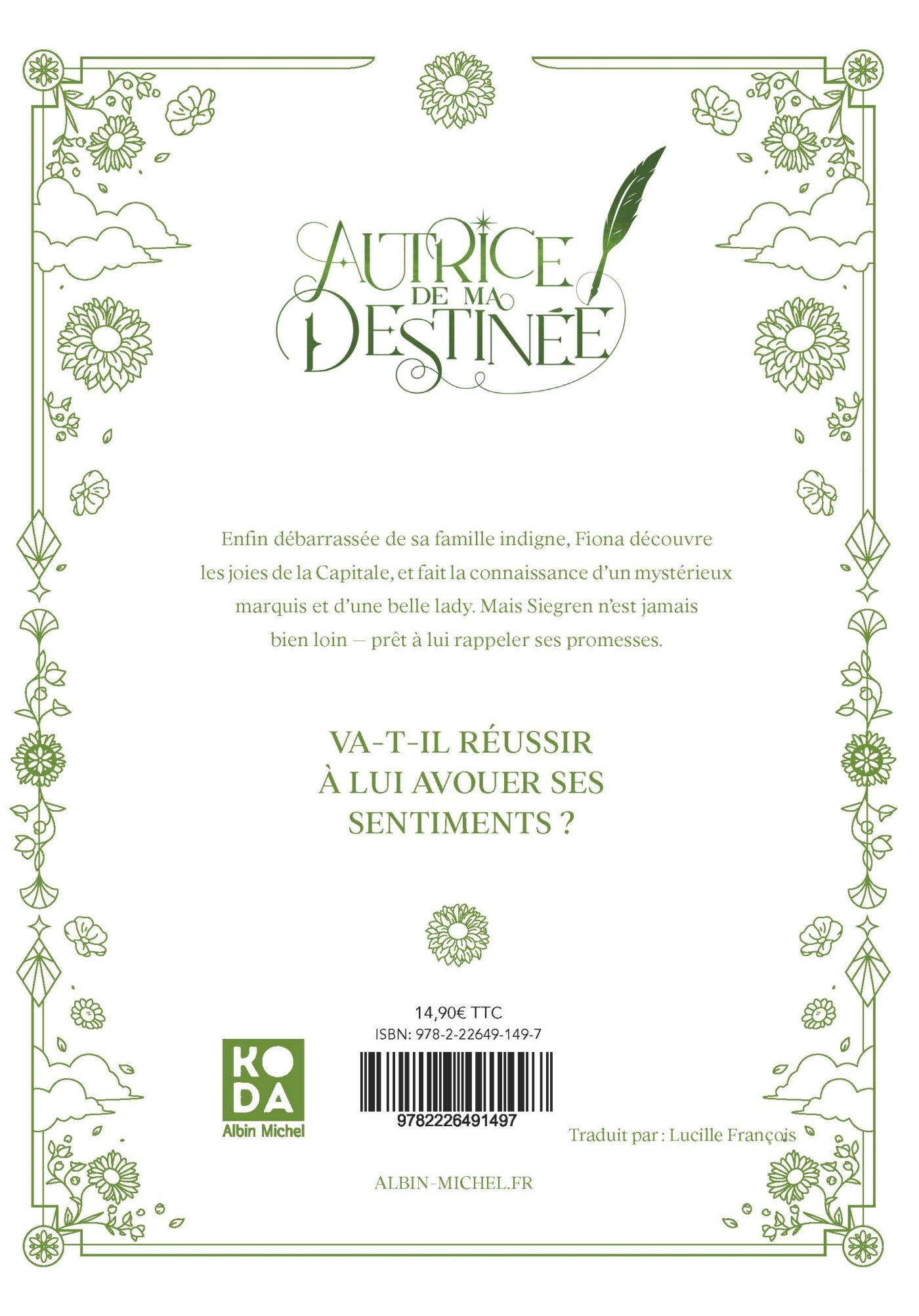 Autrice de ma destinée - tome 3 - Furik Furik, Winterleaf Winterleaf, Jeokbal Jeokbal,  Furik,  Winterleaf,  Jeokbal - ALBIN MICHEL