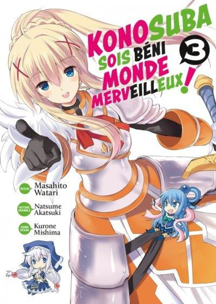 KONOSUBA : SOIS BENI MONDE MERVEILLEUX ! - TOME 3 - MASAHITO/NATSUME - DG-EXODIF