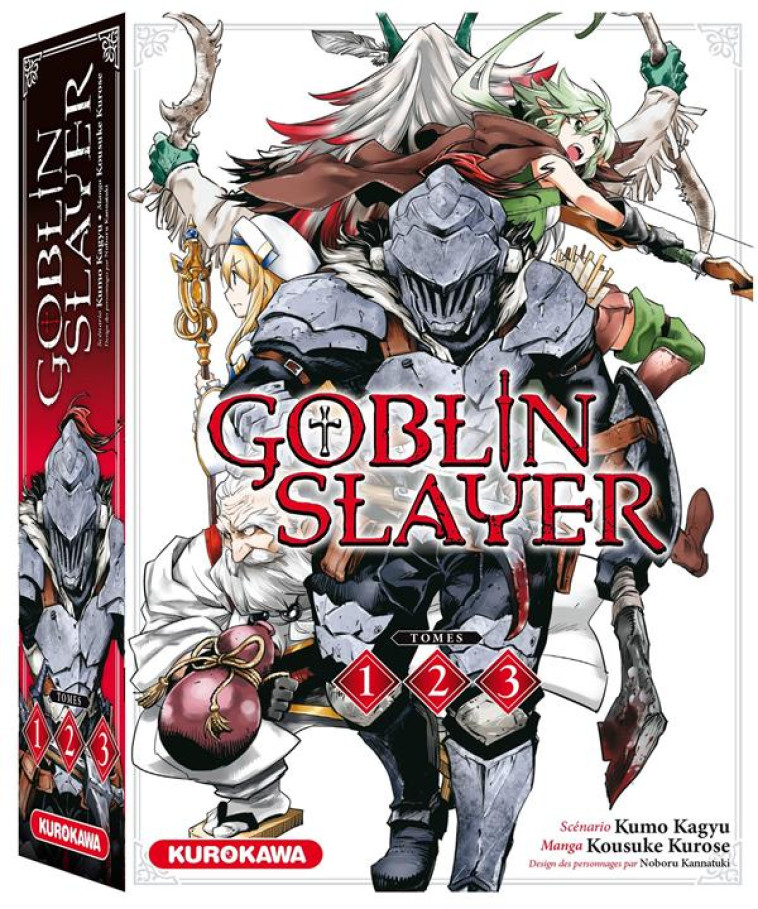 COFFRET GOBLIN SLAYER - TOMES 1 A 3 - VOL01 - KAGYU/KANNATUKI - 48H BD