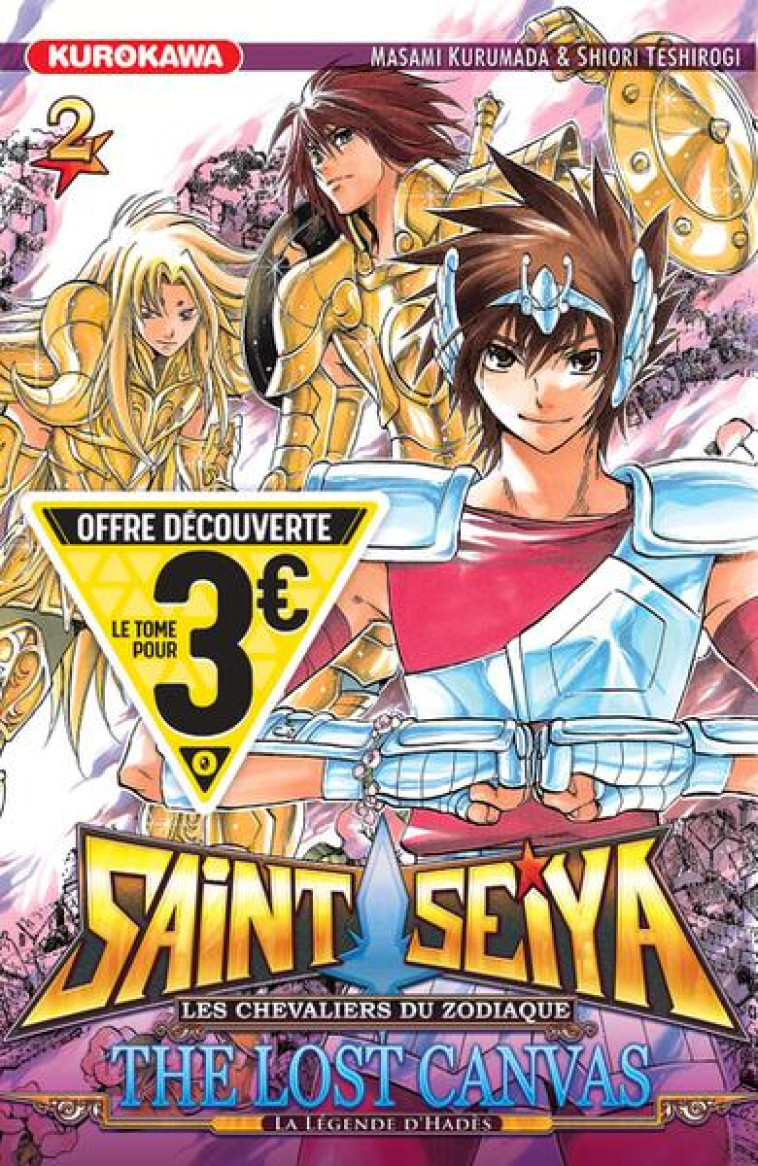 SAINT SEIYA - THE LOST CANVAS - LA LEGENDE D'HADES - TOME 2 - KURUMADA/TESHIROGI - 48H BD