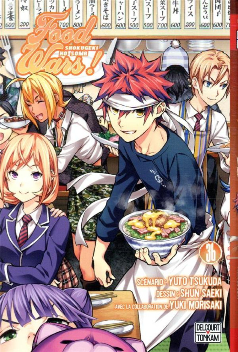 FOOD WARS ! T36 - MORISAKI/SAEKI - DELCOURT