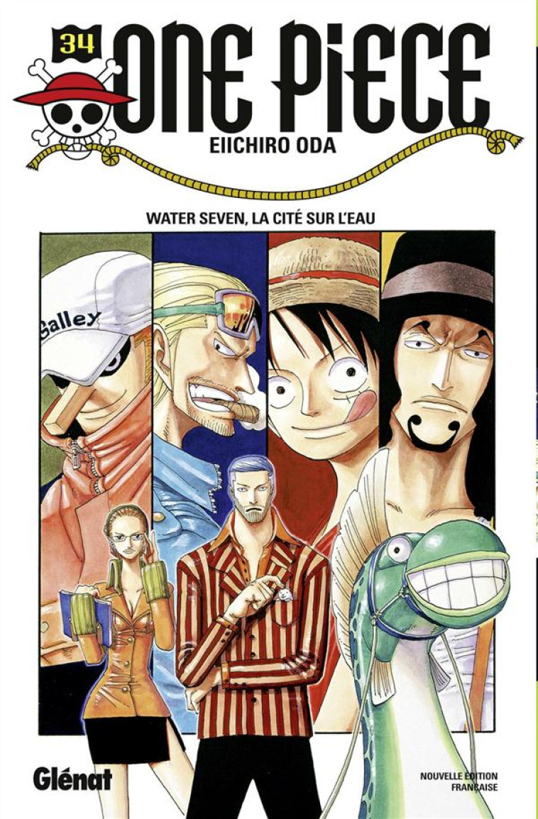 ONE PIECE - EDITION ORIGINALE - TOME 34 - WATER SEVEN, LA CITE SUR L'EAU - ODA EIICHIRO - Glénat