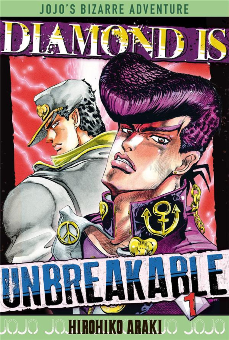 JOJO'S - DIAMOND IS UNBREAKABLE T01 - ARAKI HIROHIKO - Delcourt