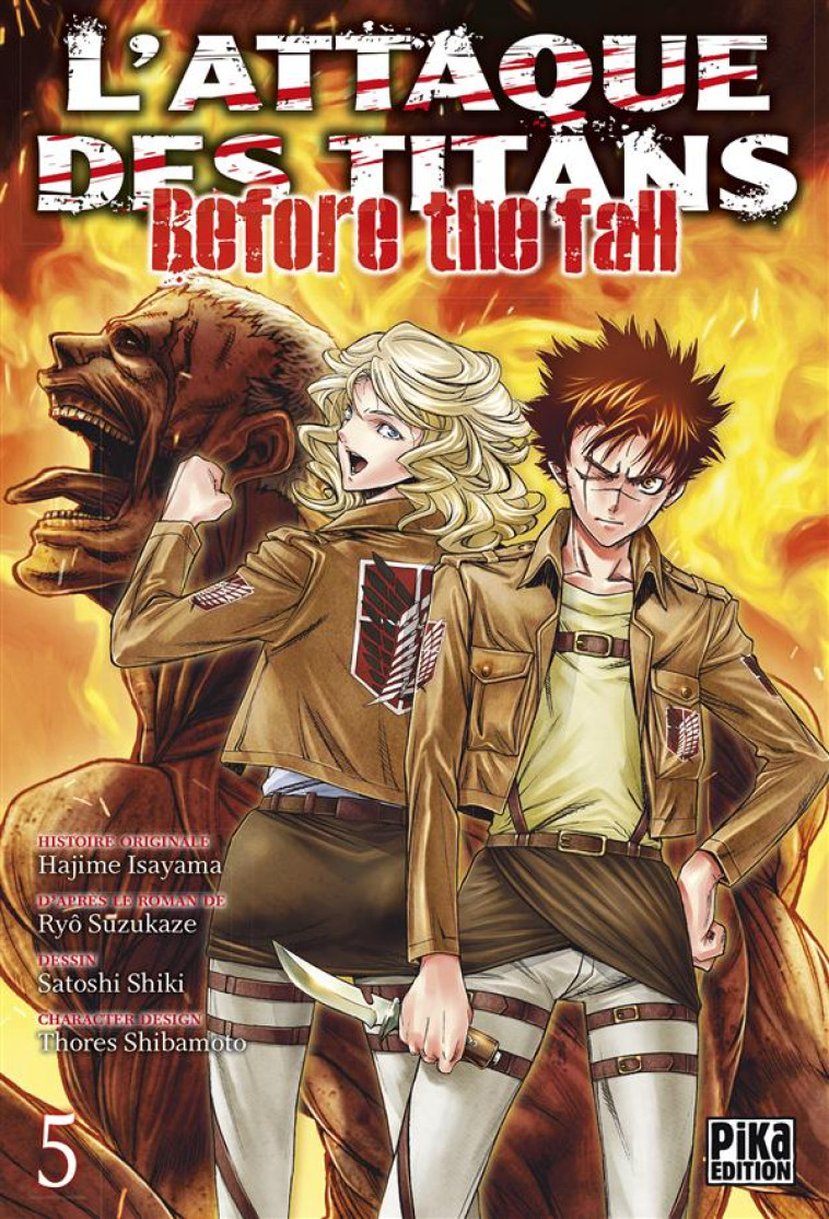 L'ATTAQUE DES TITANS - BEFORE THE FALL T05 - SHIKI/SUZUKAZE - Pika