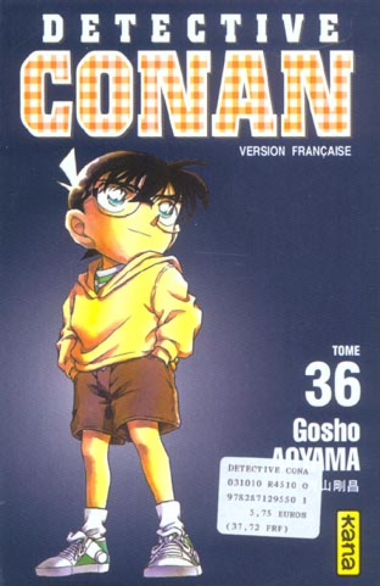 DETECTIVE CONAN - TOME 36 - GOSHO AOYAMA - DARGAUD