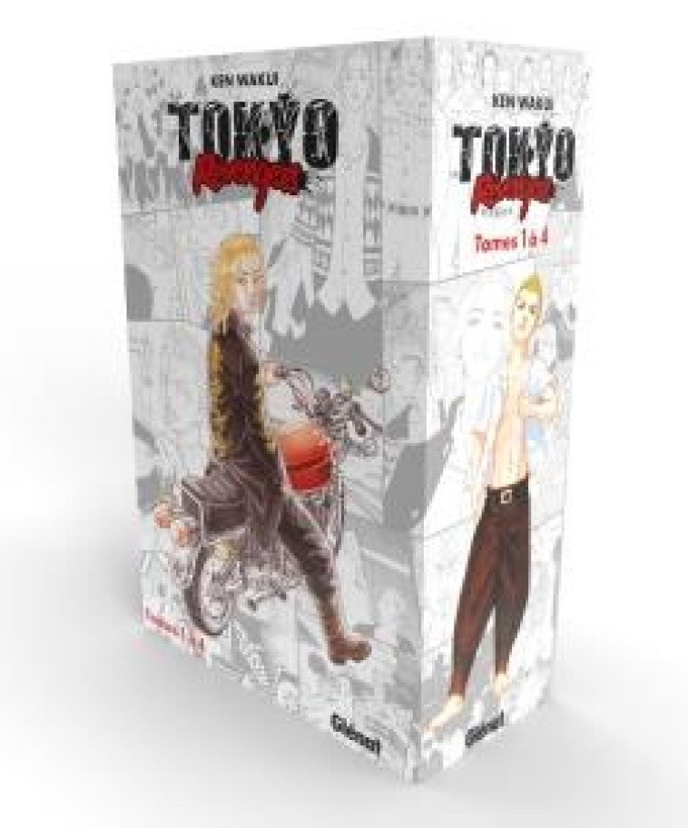 TOKYO REVENGERS - COFFRET (TOMES 01 A 04) - WAKUI KEN - GLENAT