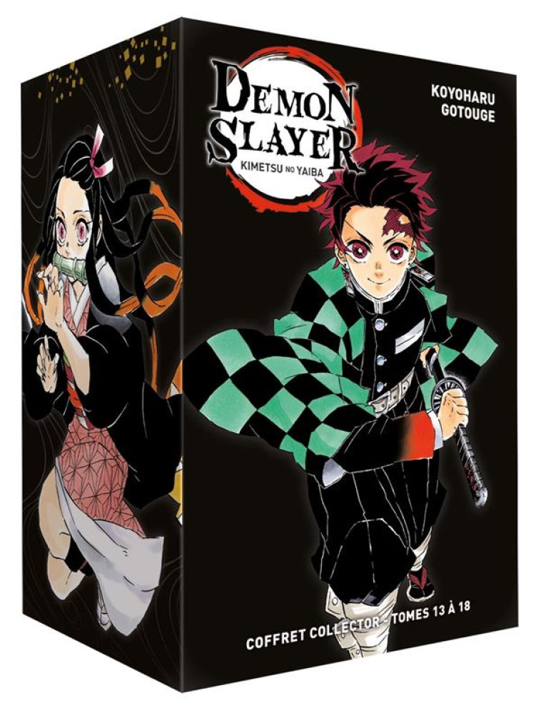 COFFRET DEMON SLAYER T13 A T18 - GOTOUGE KOYOHARU - PANINI