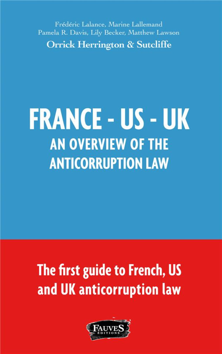 FRANCE, US, UK - HERRINGTON, ORRICK  - FAUVES EDITIONS