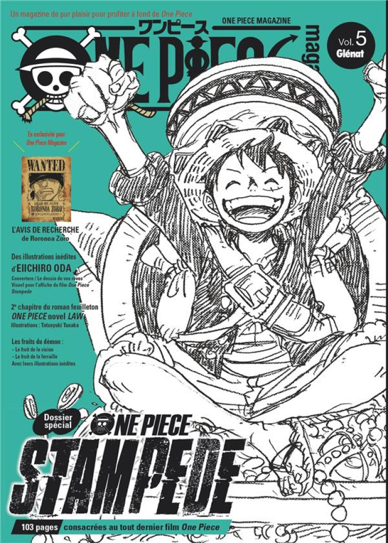 ONE PIECE MAGAZINE N.5 - COLLECTIF - GLENAT