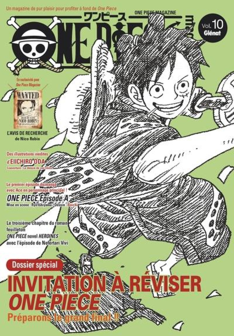 ONE PIECE MAGAZINE T.10 : INVITATION A REVISER ONE PIECE : PREPARONS LE GRAND FINAL !! - ONE PIECE MAGAZINE - GLENAT