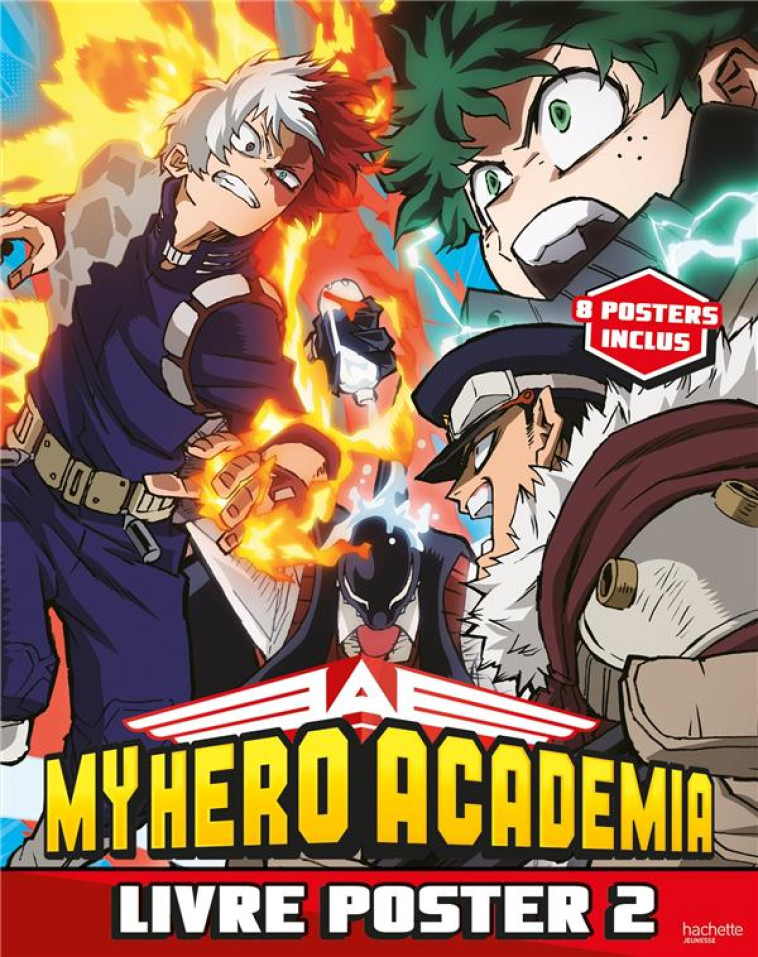 MY HERO ACADEMIA : LIVRE POSTER T.2 - COLLECTIF - HACHETTE