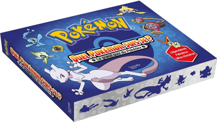 QUEL POKEMON SUIS-JE  ? SPECIAL POKEMON LEGENDAIRES, FABULEUX ET ULTRA-CHIMERES (BOITE DE QUIZ) - COLLECTIF - HACHETTE