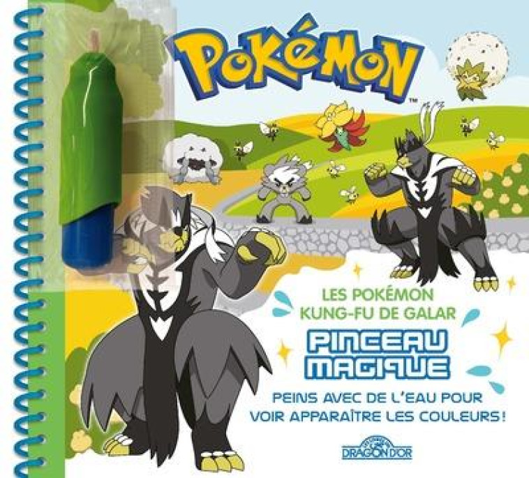 PINCEAU MAGIQUE : POKEMON : LES POKEMON KUNG-FU DE GALAR - THE POKEMON COMPANY - DRAGON D'OR