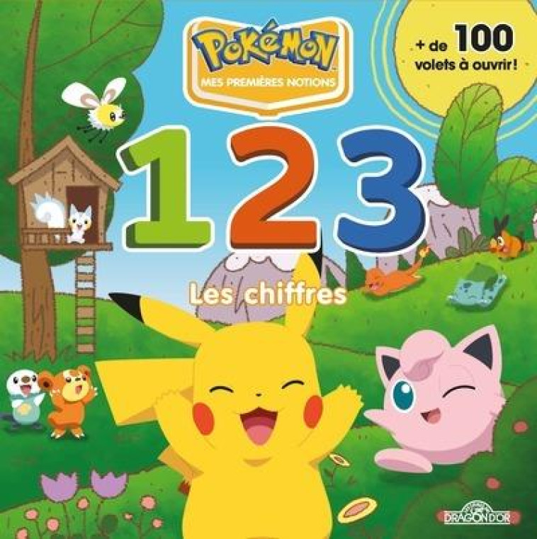 POKEMON : PIKACHU : APPRENDS-MOI ! LES CHIFFRES - THE POKEMON COMPANY - DRAGON D'OR