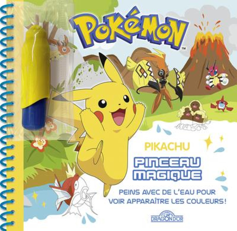 POKEMON : PINCEAU MAGIQUE  -  PIKACHU - THE POKEMON COMPANY - DRAGON D'OR