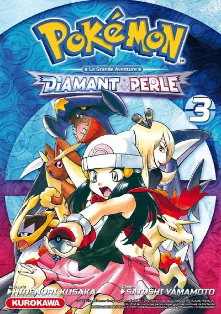 POKEMON  -  LA GRANDE AVENTURE - DIAMANT PERLE PLATINE T.3 - KUSAKA, HIDENORI  - KUROKAWA