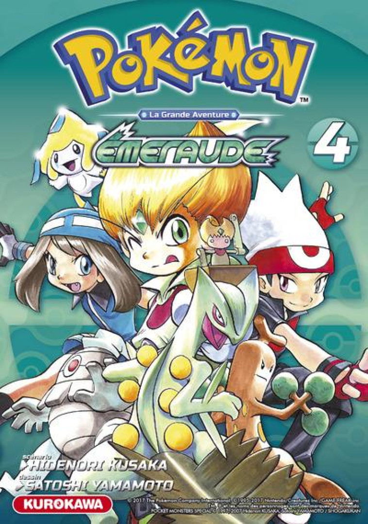 POKEMON  -  LA GRANDE AVENTURE - ROUGE FEU ET VERT FEUILLE / EMERAUDE T.4 - KUSAKA, HIDENORI  - Kurokawa