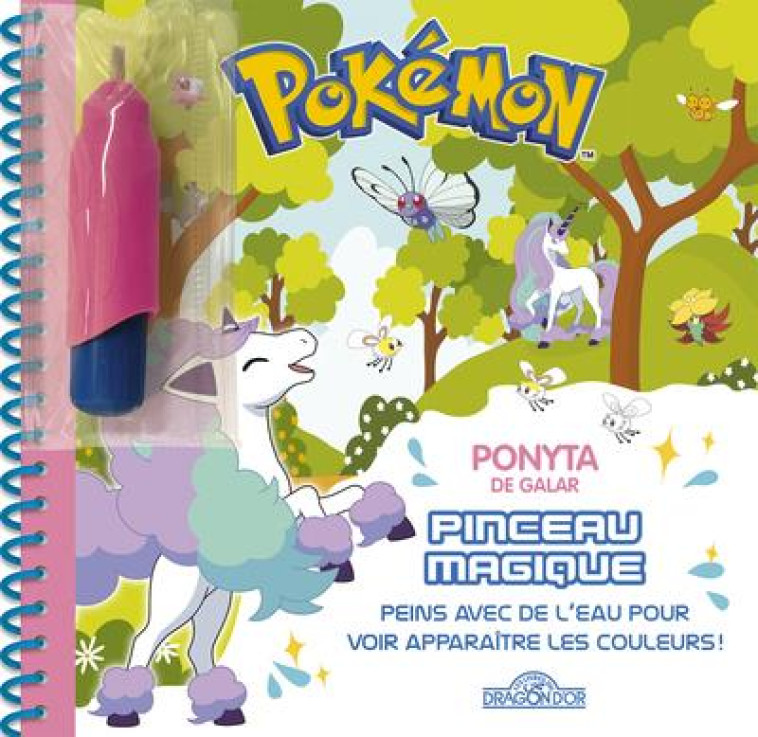 POKEMON : PINCEAU MAGIQUE : PONYTA DE GALAR - COLLECTIF - DRAGON D'OR