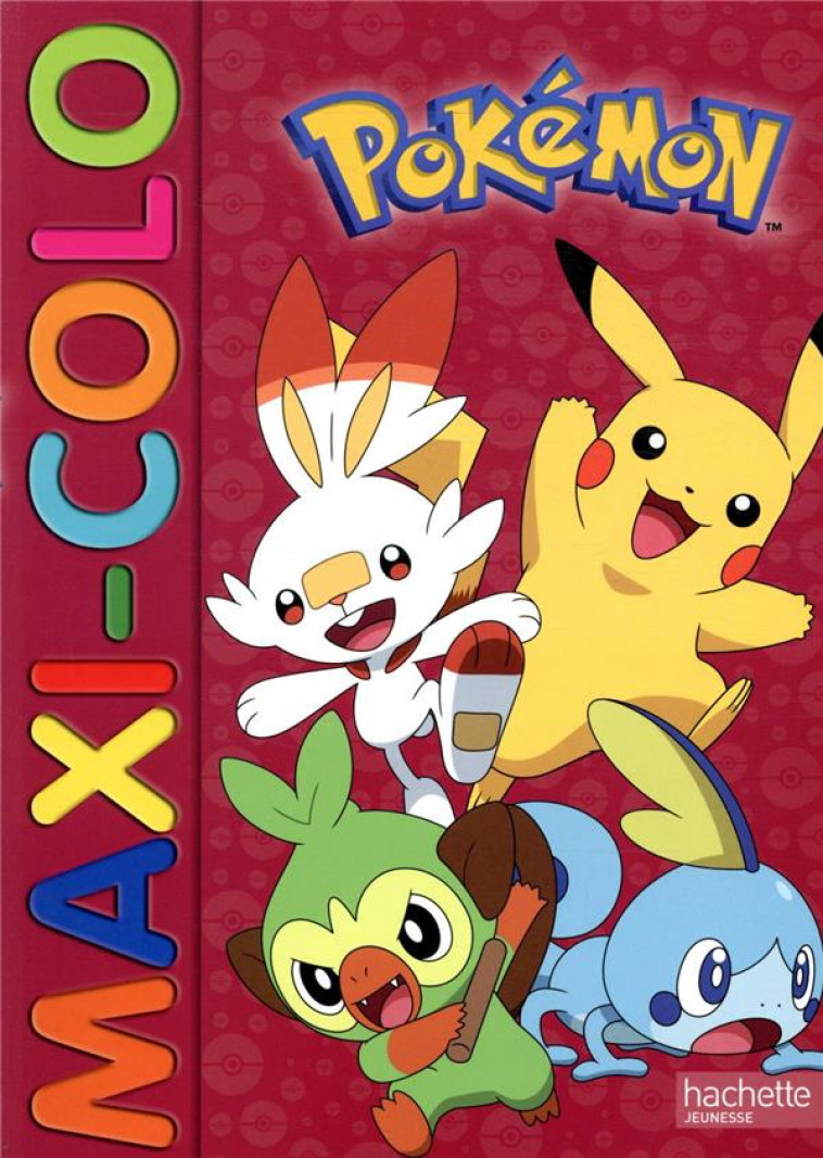 MAXI COLO : POKEMON - COLLECTIF - HACHETTE