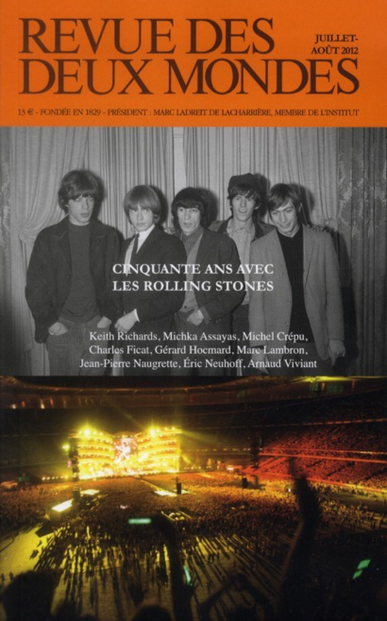 REVUE DES DEUX MONDES  -  HOMMAGE AUX 50 ANS DES ROLLING STONES - COLLECTIF - REVUE 2 MONDES