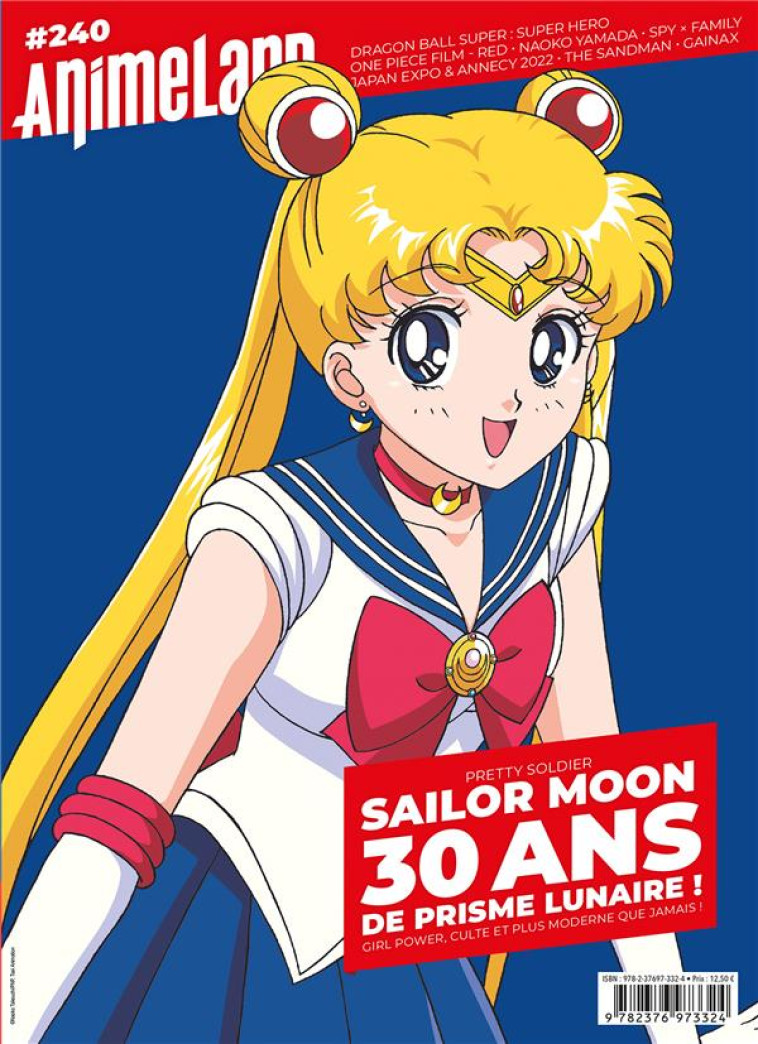 ANIMELAND N.240 : SAILOR MOON : 30 ANS DE PRISME LUNAIRE - XXX - NC