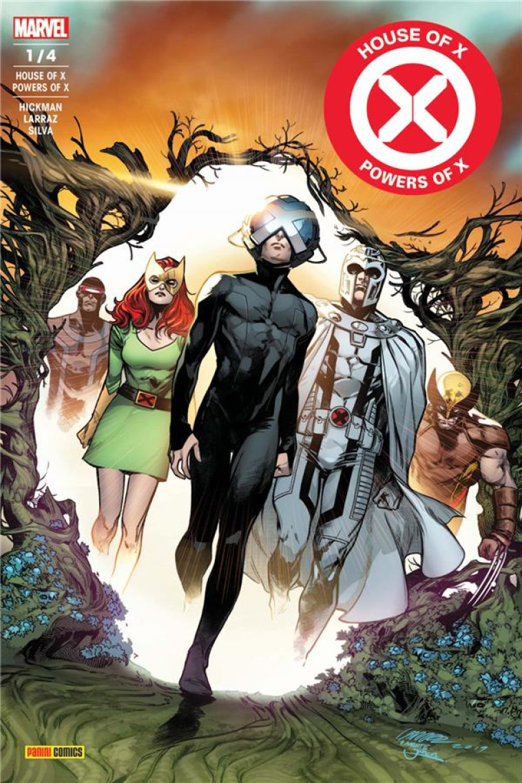 HOUSE OF X / POWERS OF X N.1  -  LE DERNIER REVE DU PROFESSEUR X - HICKMAN/LARRAZ/SILVA - PANINI COM MAG