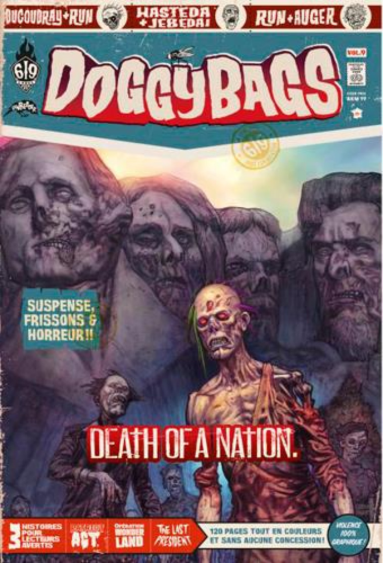 DOGGYBAGS T.9  -  DEATH OF A NATION - HASTEDA, DAVID  - Ankama