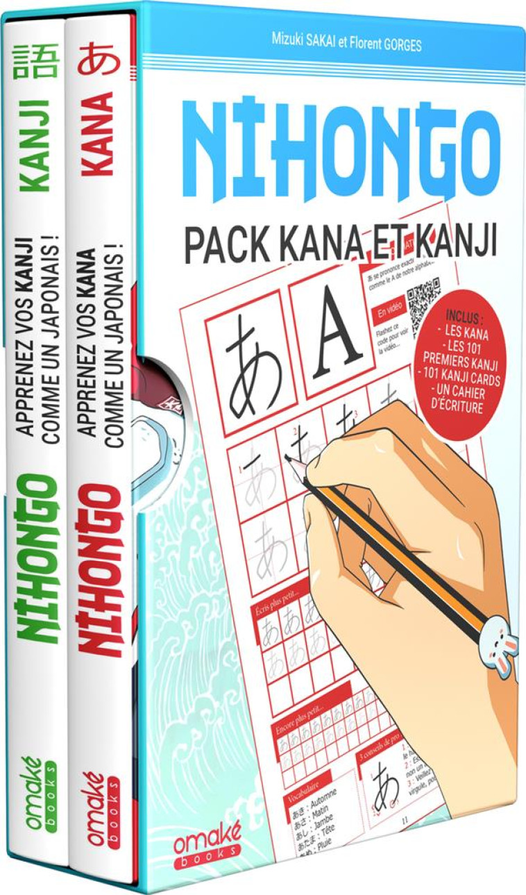 COFFRET NIHONGO - PACK KANA & KANJI - SAKAI/GORGES - OMAKE BOOKS