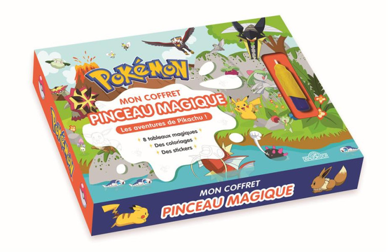 POKEMON MON COFFRET PINCEAU MAGIQUE LES AVENTURES DE PIKACHU ! - THE POKEMON COMPANY - NC