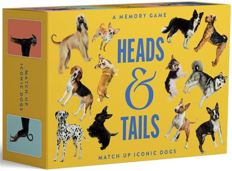 HEADS et TAILS : DOG MEMORY CARDS: MATCH UP ICONIC DOGS - ZAFRA, MARTA - NC