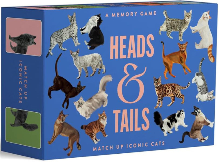 HEADS et TAILS : CAT MEMORY CARDS: MATCH UP ICONIC CATS - ZAFRA, MARTA - NC