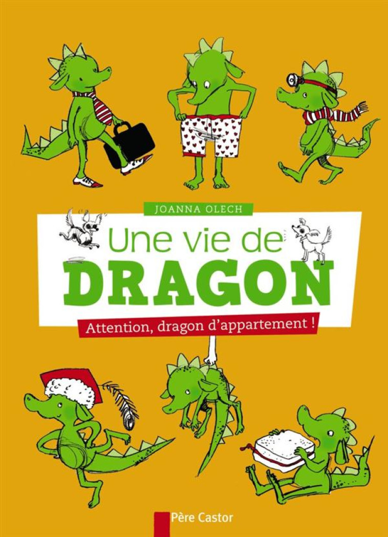 UNE VIE DE DRAGON  -  ATTENTION, DRAGON D'APPARTEMENT - OLECH, JOANNA  - FLAMMARION