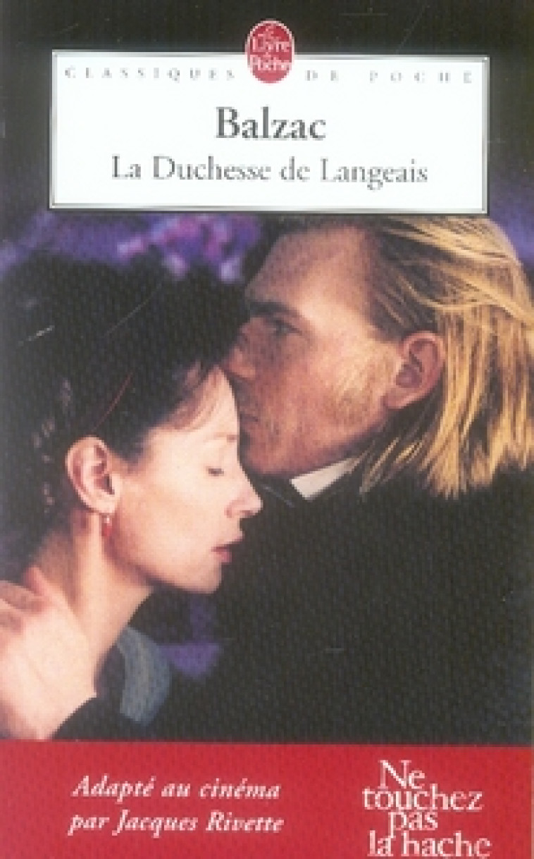 LA DUCHESSE DE LANGEAIS - DE BALZAC-H - LGF/Livre de Poche