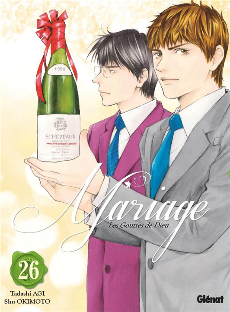 LES GOUTTES DE DIEU - MARIAGE - TOME 26 - AGI/OKIMOTO - GLENAT