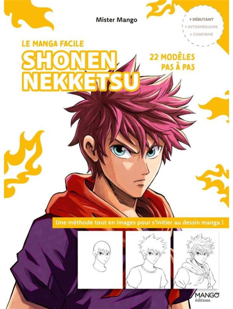 SHONEN NEKKETSU - 22 MODELES PAS A PAS - MISTER MANGO - MANGO