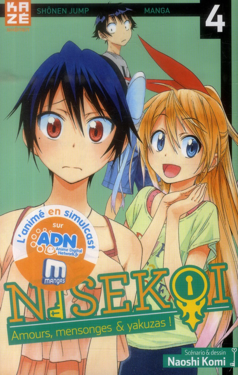 NISEKOI - AMOURS, MENSONGES ET YAKUZAS ! T04 - KOMI NAOSHI - Kaze Manga