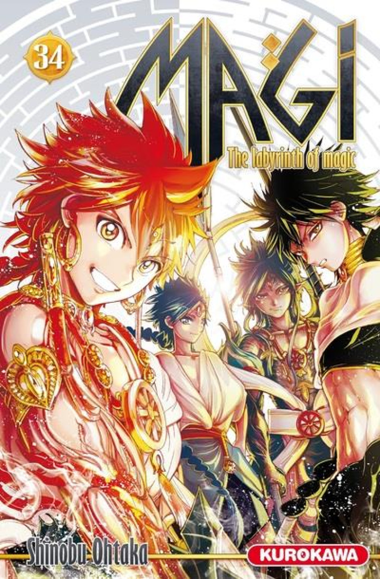 MAGI - THE LABYRINTH OF MAGIC - TOME 34 - VOL34 - OHTAKA SHINOBU - KUROKAWA