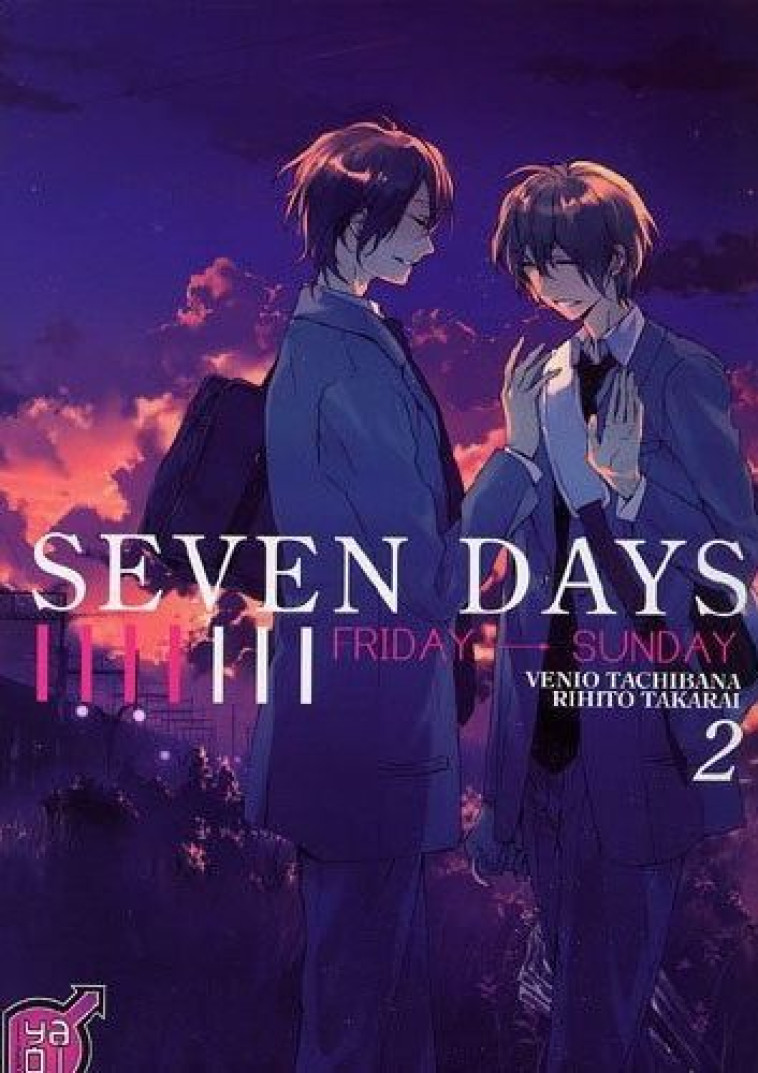 YAOI SEVEN DAYS T02 - TACHIBANA/TAKARAI - TAIFU COMICS