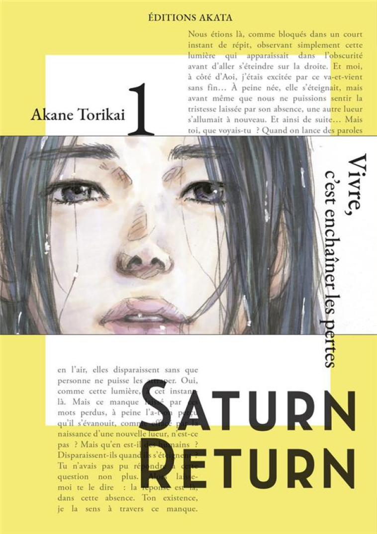 SATURN RETURN - TOME 1 (VF) - VOL01 - TORIKAI AKANE - AKATA