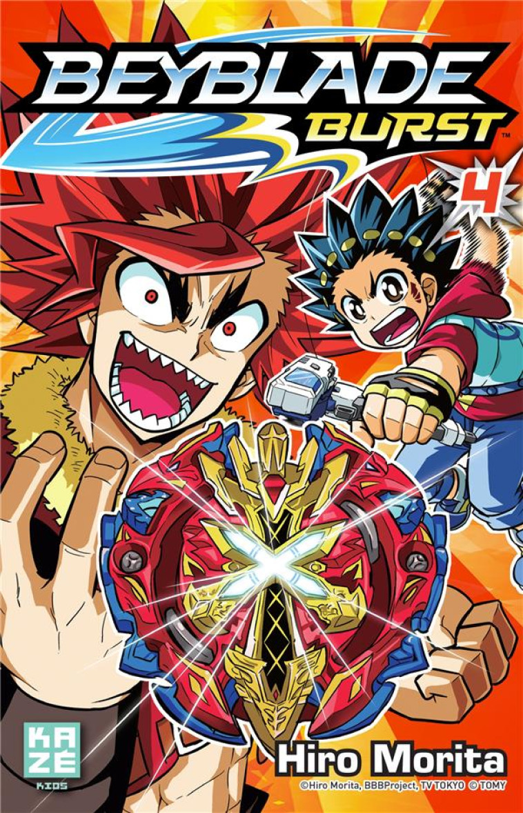 BEYBLADE BURST T04 - MORITA HIRO - KAZE