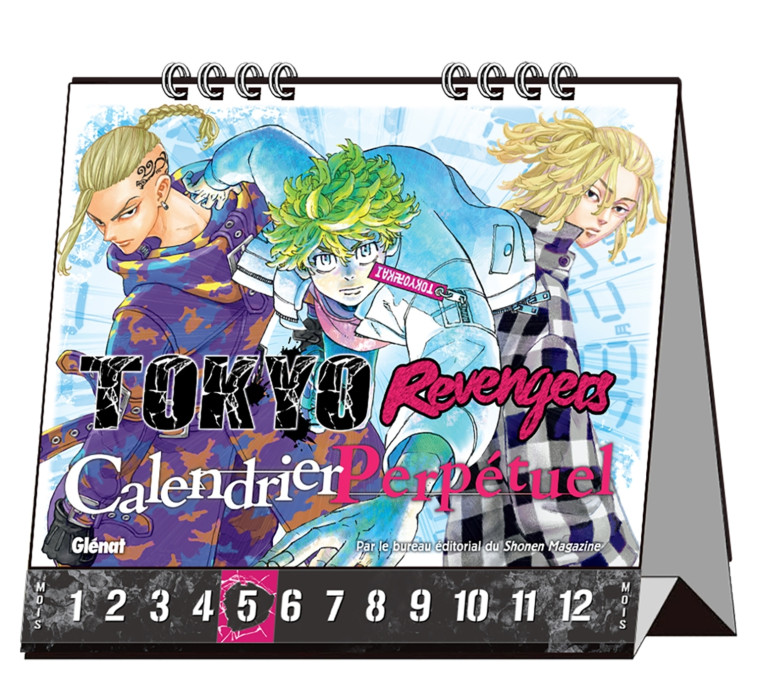 Tokyo Revengers Calendrier perpétuel - Wakui Ken - GLENAT