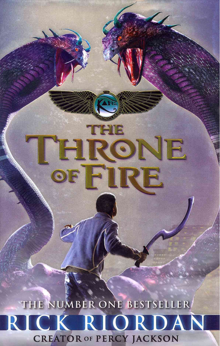 The Throne of Fire - RIORDAN, RICK  - PUFFIN BOOKS