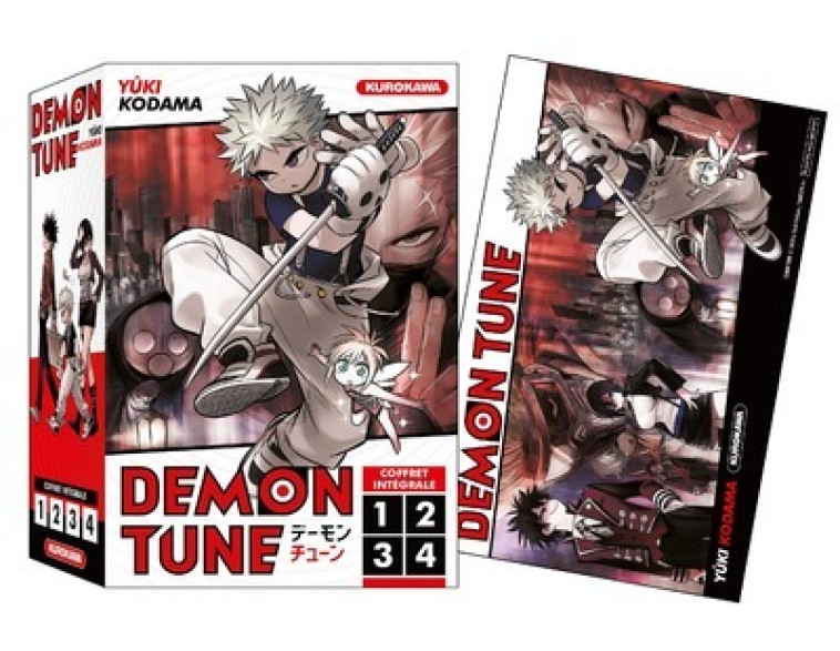 COFFRET Demon Tune - tomes 1-2-3-4 - Kodama Yûki, Daumarie Xavière - KUROKAWA