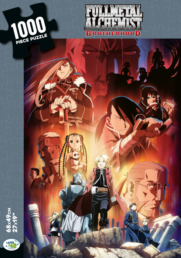 Fullmetal Alchemist Brotherhood puzzle 1000 pièces - XXX - YNNIS