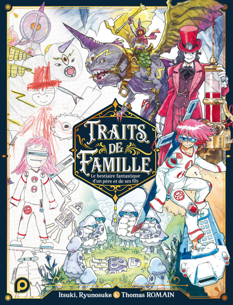 Traits de famille - tome 1 - Romain Thomas, Romain Itsuki, Romain Ryunosuke - KUROKAWA