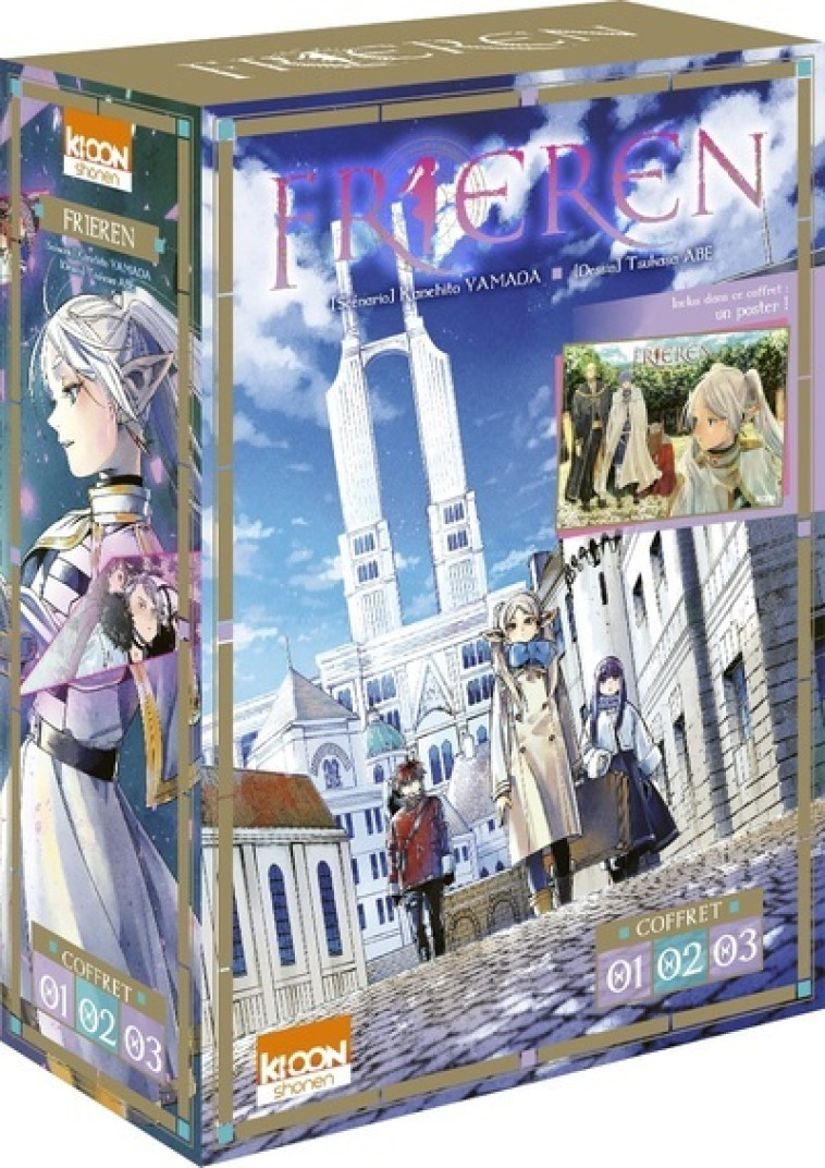 Coffret Frieren vol. 1 à 3 - YAMADA KANEHITO, ABE TSUKASA, Oudin Géraldine - KI-OON