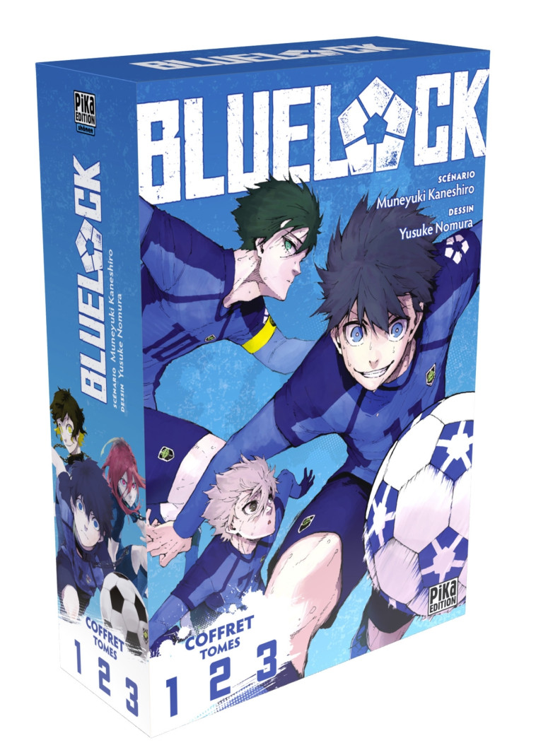 Blue Lock Coffret T01 à T03 - Nomura Yusuke, Kaneshiro Muneyuki - PIKA