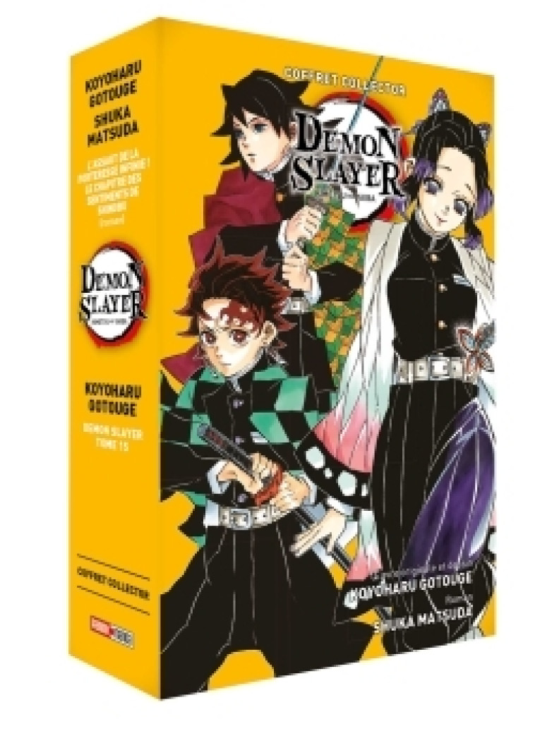 Coffret Demon Slayer T15 + Roman jeunesse T06 - XXX - PANINI