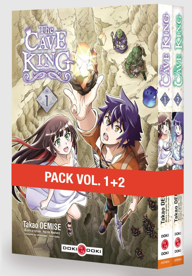 The Cave King - Pack promo vol. 01 et 02 - édition limitée - Hajime NAEHARA - BAMBOO